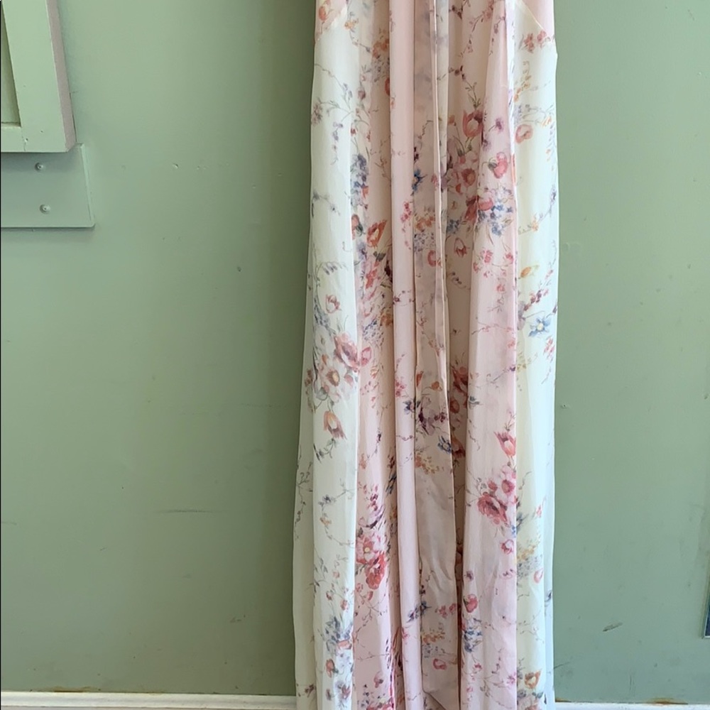 Love shack fancy Evelyn off shoulder flounce dress - Picture 4 of 7